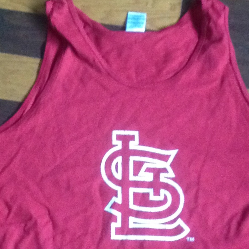 COPY - NEW St Louis Cardinals red tank Top unisex XL